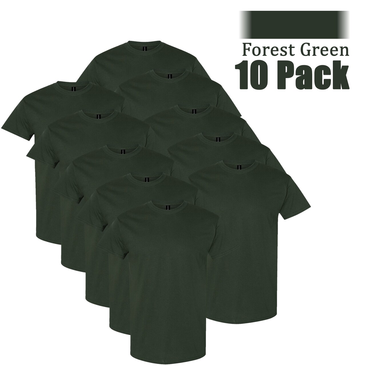 Gildan Unisex Heavy Cotton T-Shirt, Antique Irish Green, 5 Pack – Craft, Boho & DIY Ready